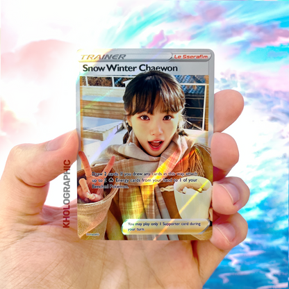 Le Sserafim Chaewon Bundle GX Gold + Trainers