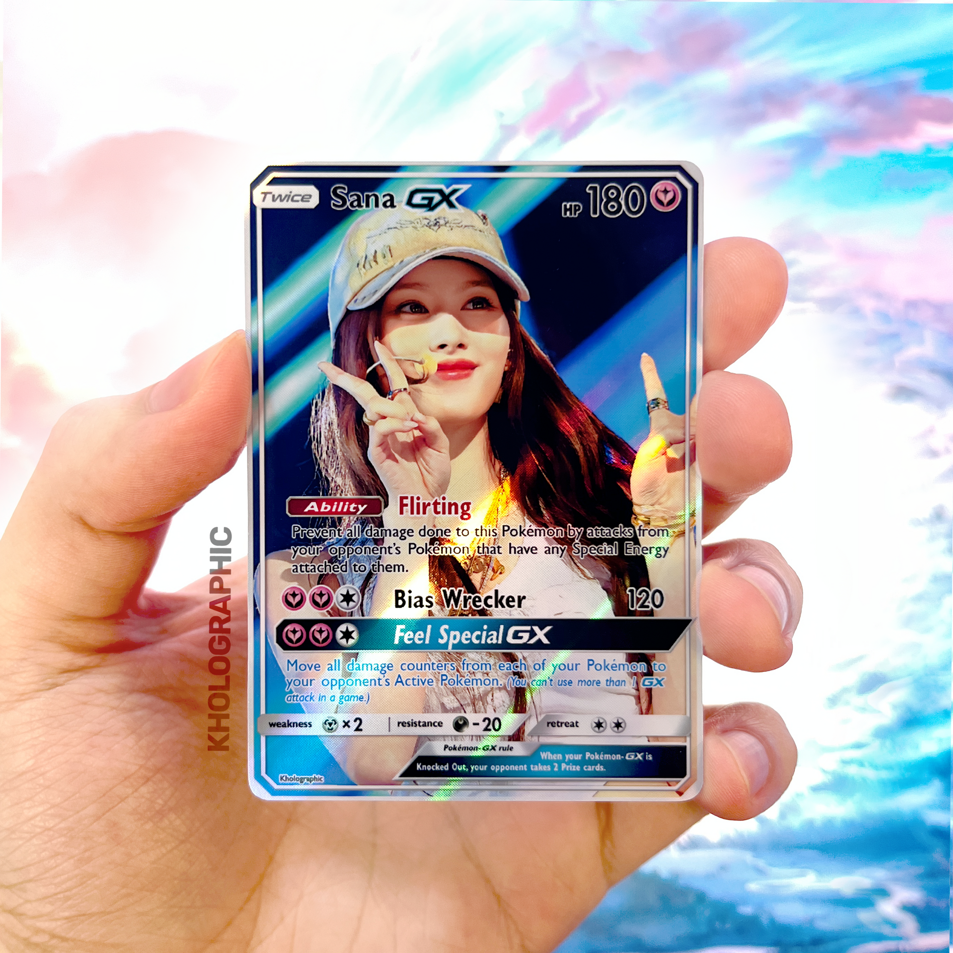 moving holographic cards Twice GX Holographic Cards – Kholographic