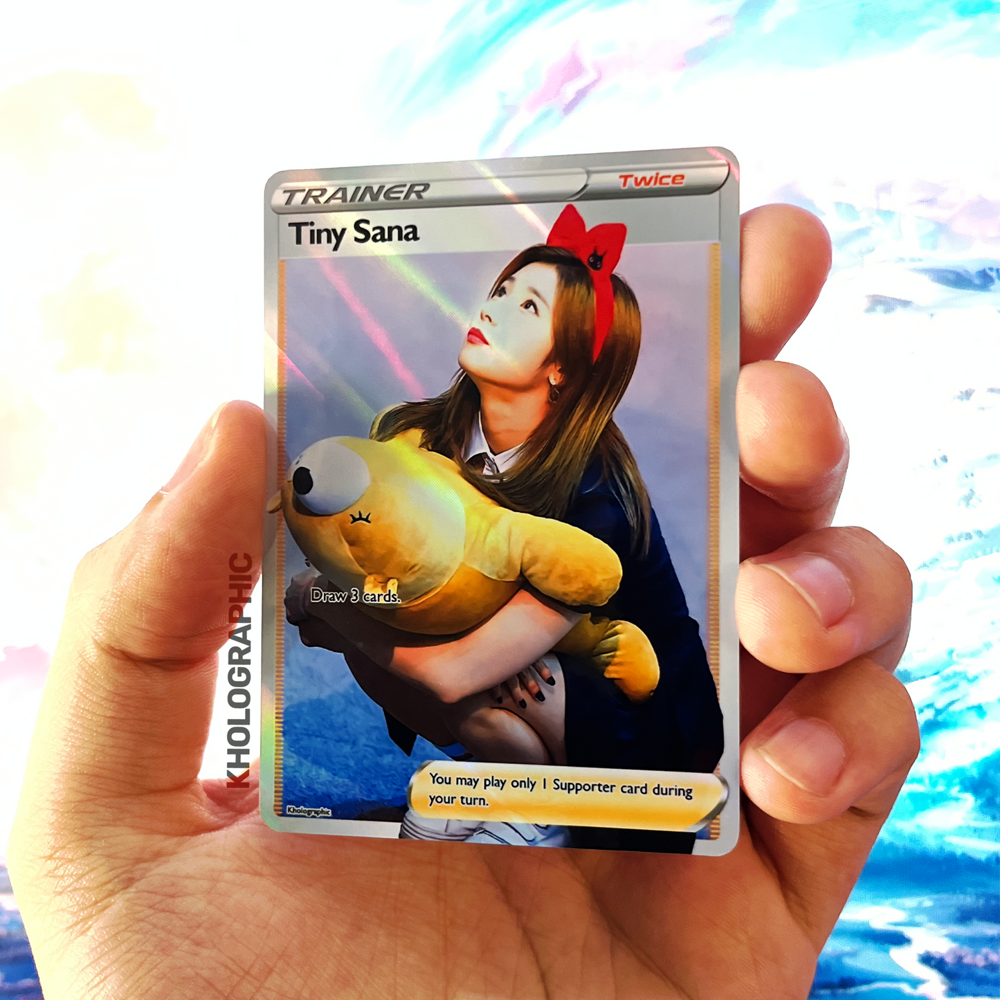 Twice Sana Trainer Holographic Cards