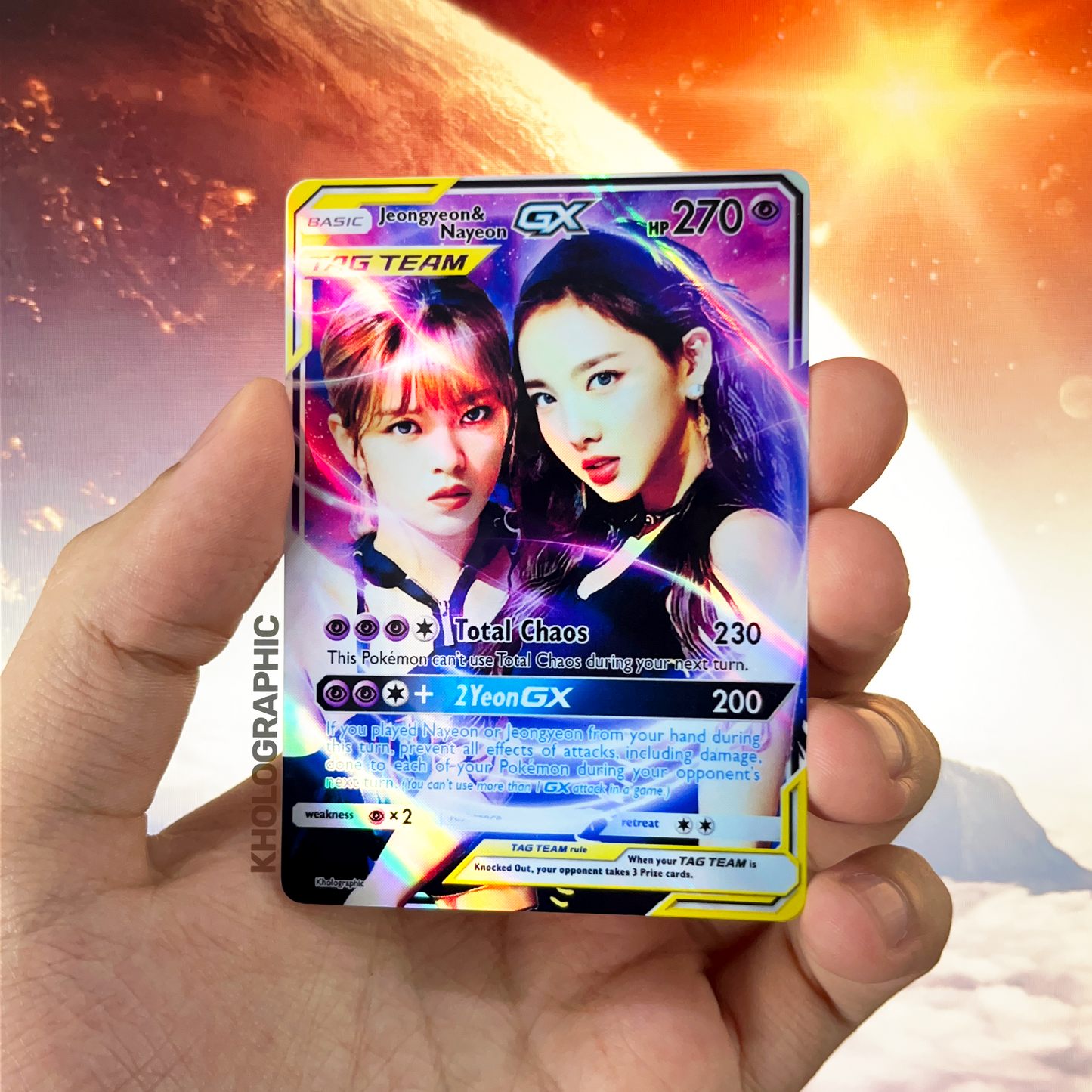Twice TagTeam Holographic Cards (Michanyeonzudamosa ver.)