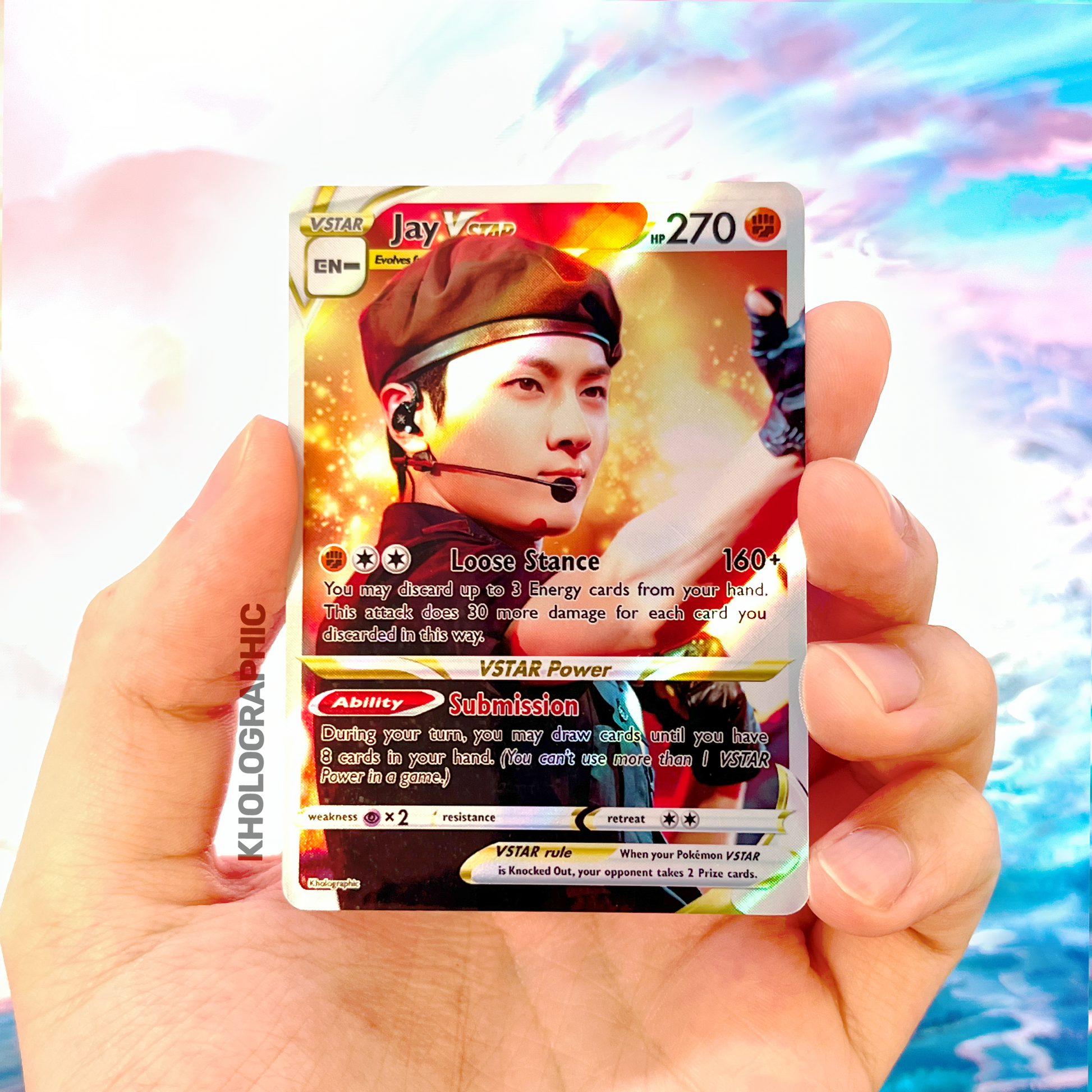 kpop pokemon cards Enhypen VSTAR Holographic Cards – Kholographic