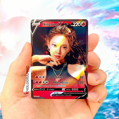 Aespa V Holographic Cards