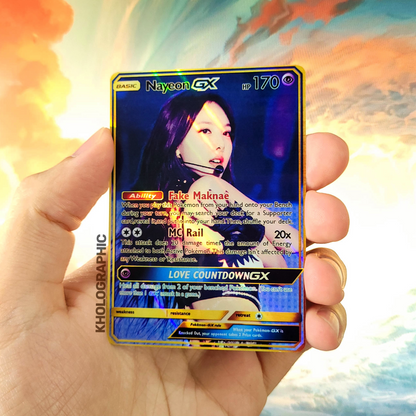 Twice Nayeon GX Gold Holographic Cards