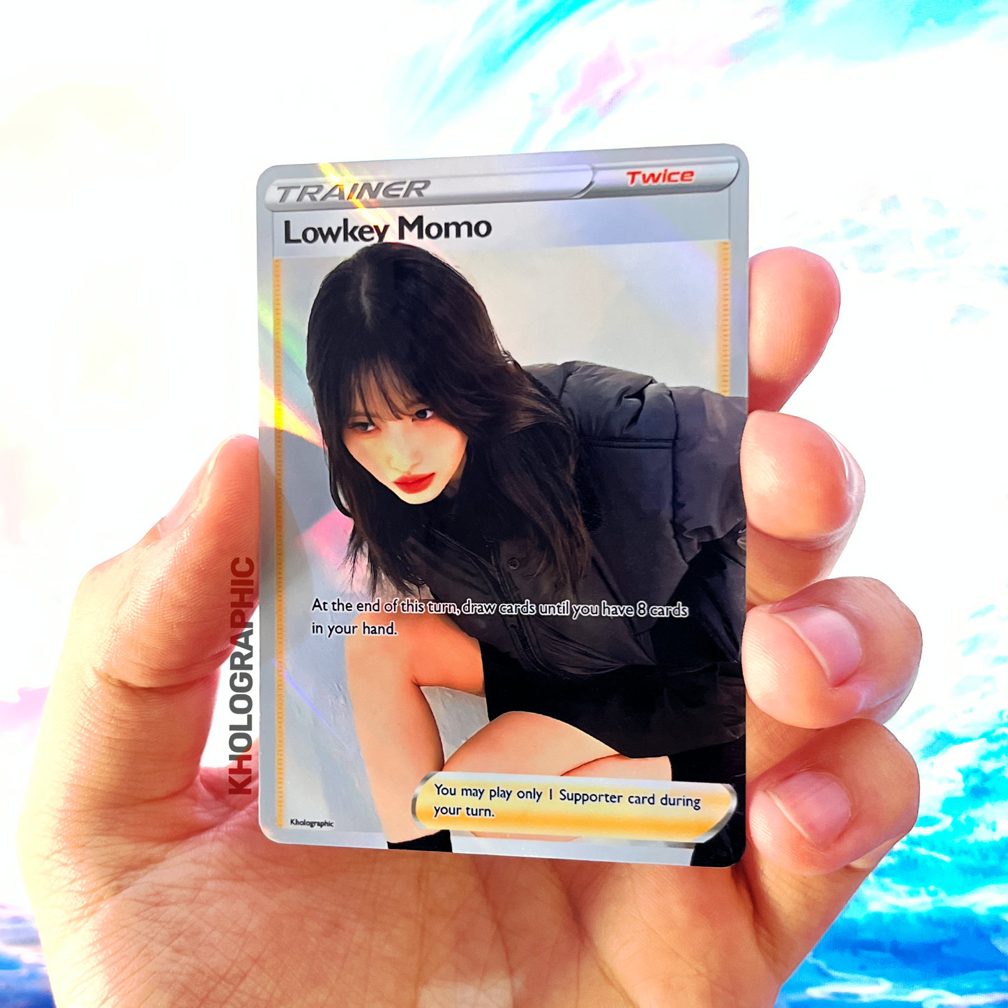 Twice Momo Trainer Holographic Cards