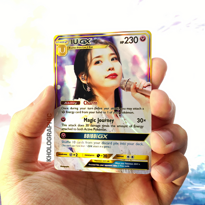 IU GX Gold Holographic Cards
