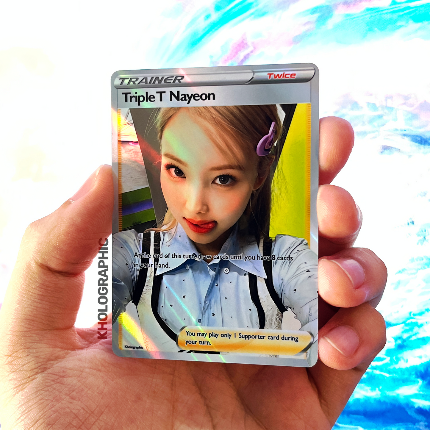 Twice Nayeon Trainer Holographic Cards
