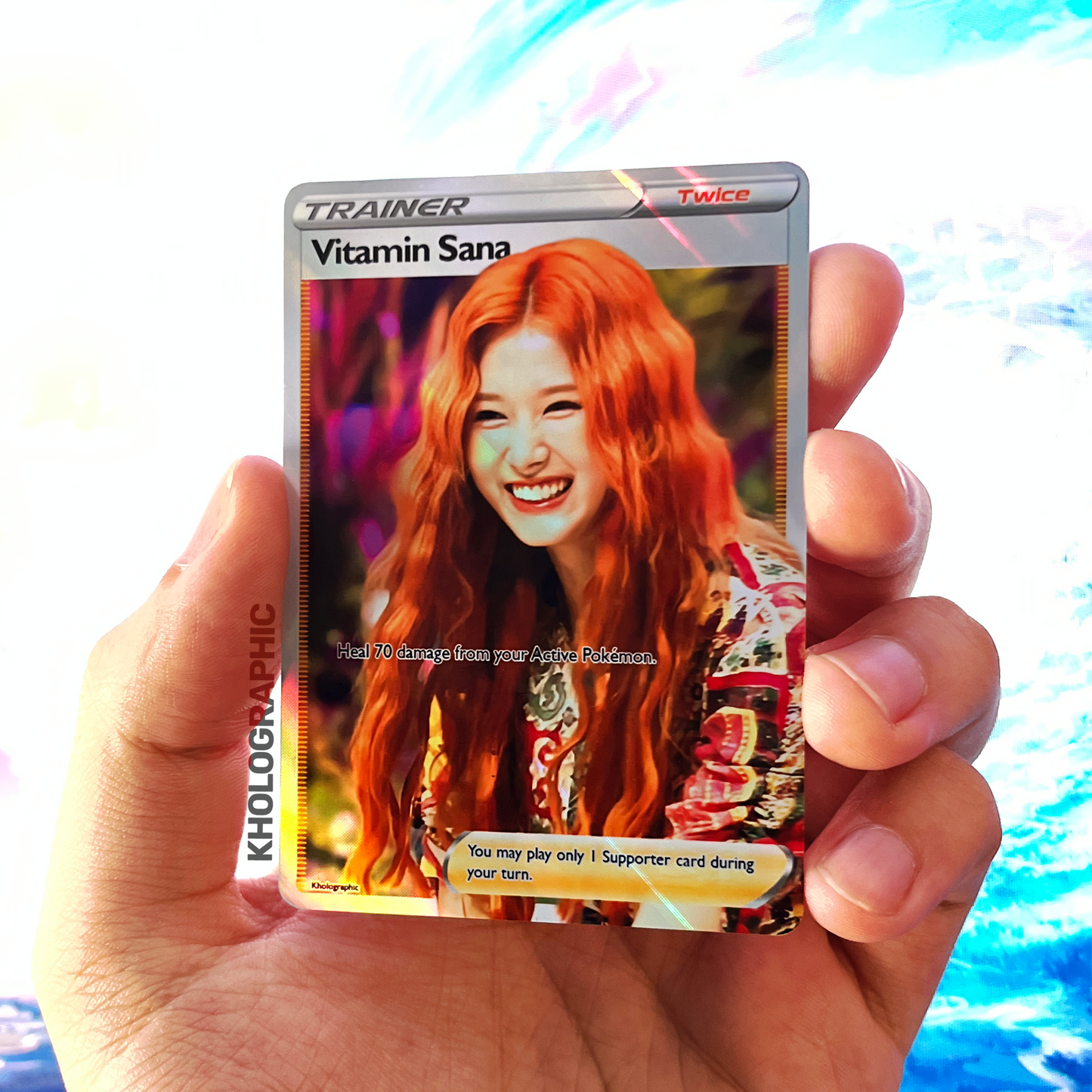 Twice Sana Trainer Holographic Cards