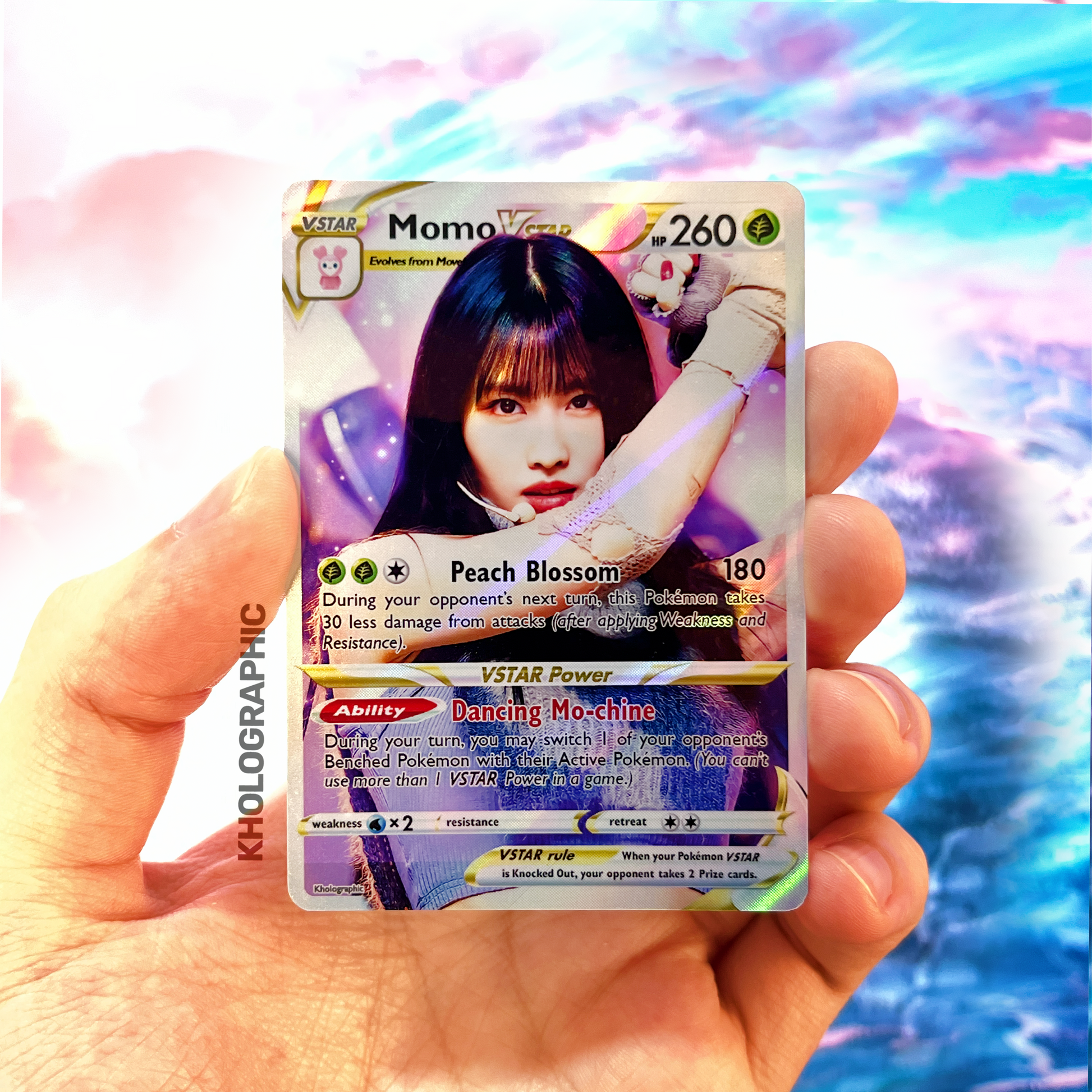 moving holographic cards Twice VSTAR Holographic Cards – Kholographic