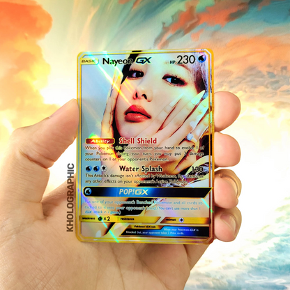 Twice Nayeon GX Gold Holographic Cards