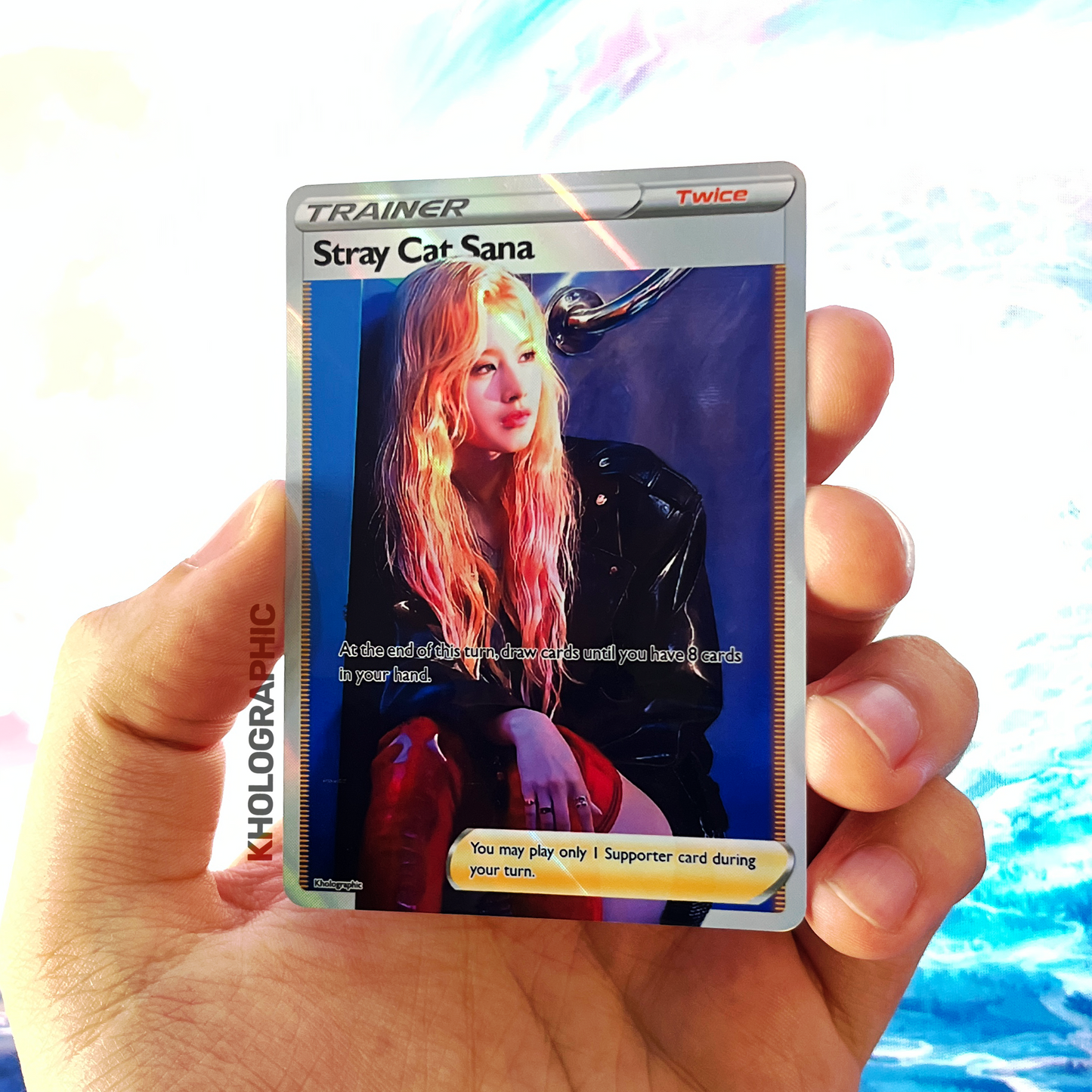 Twice Sana Trainer Holographic Cards