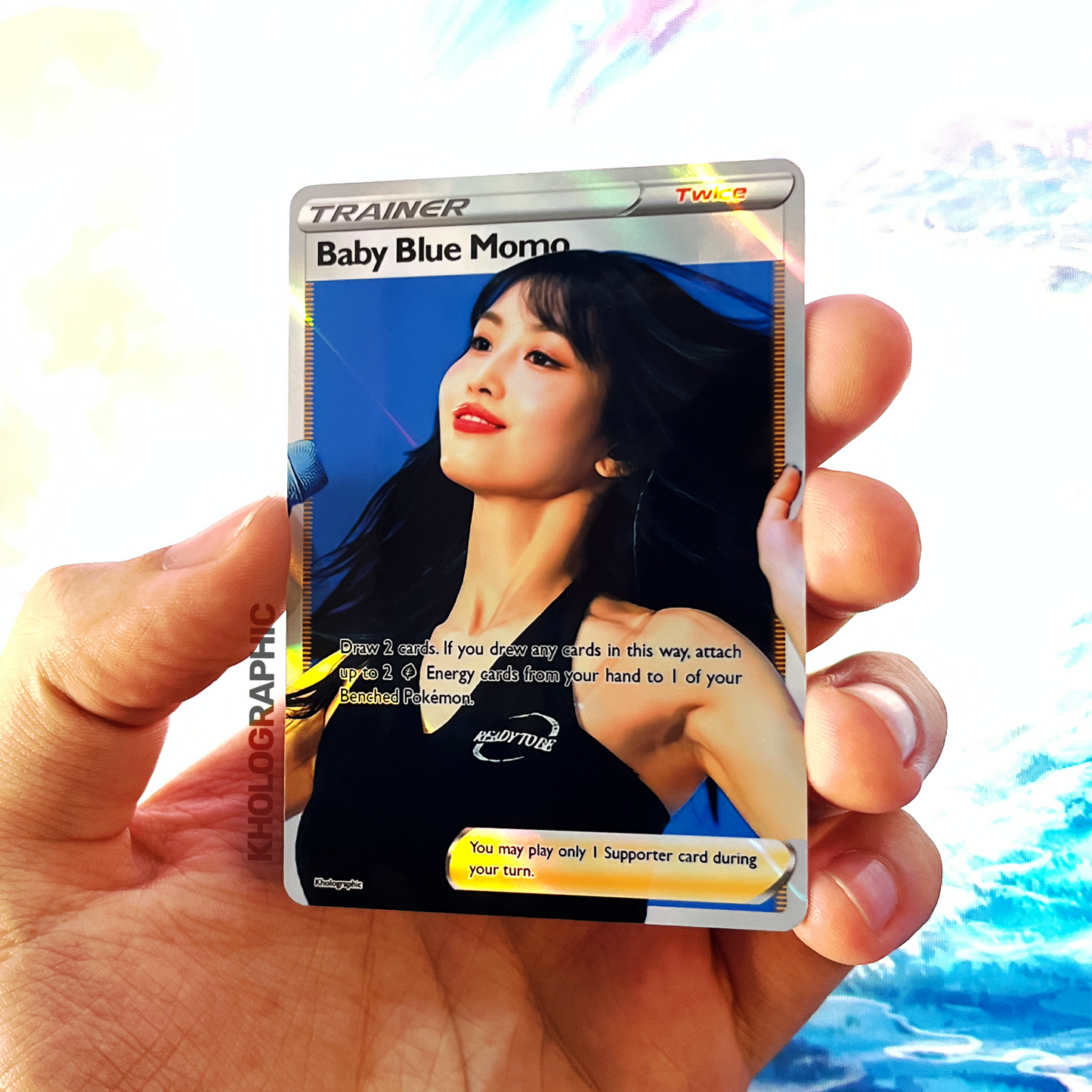 Twice Momo Trainer Holographic Cards