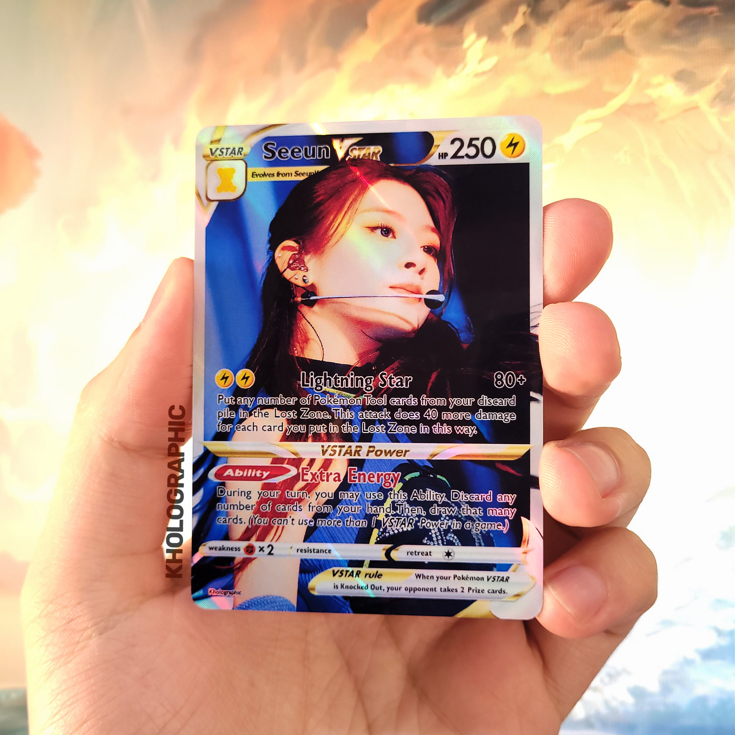 StayC VSTAR Holographic Cards