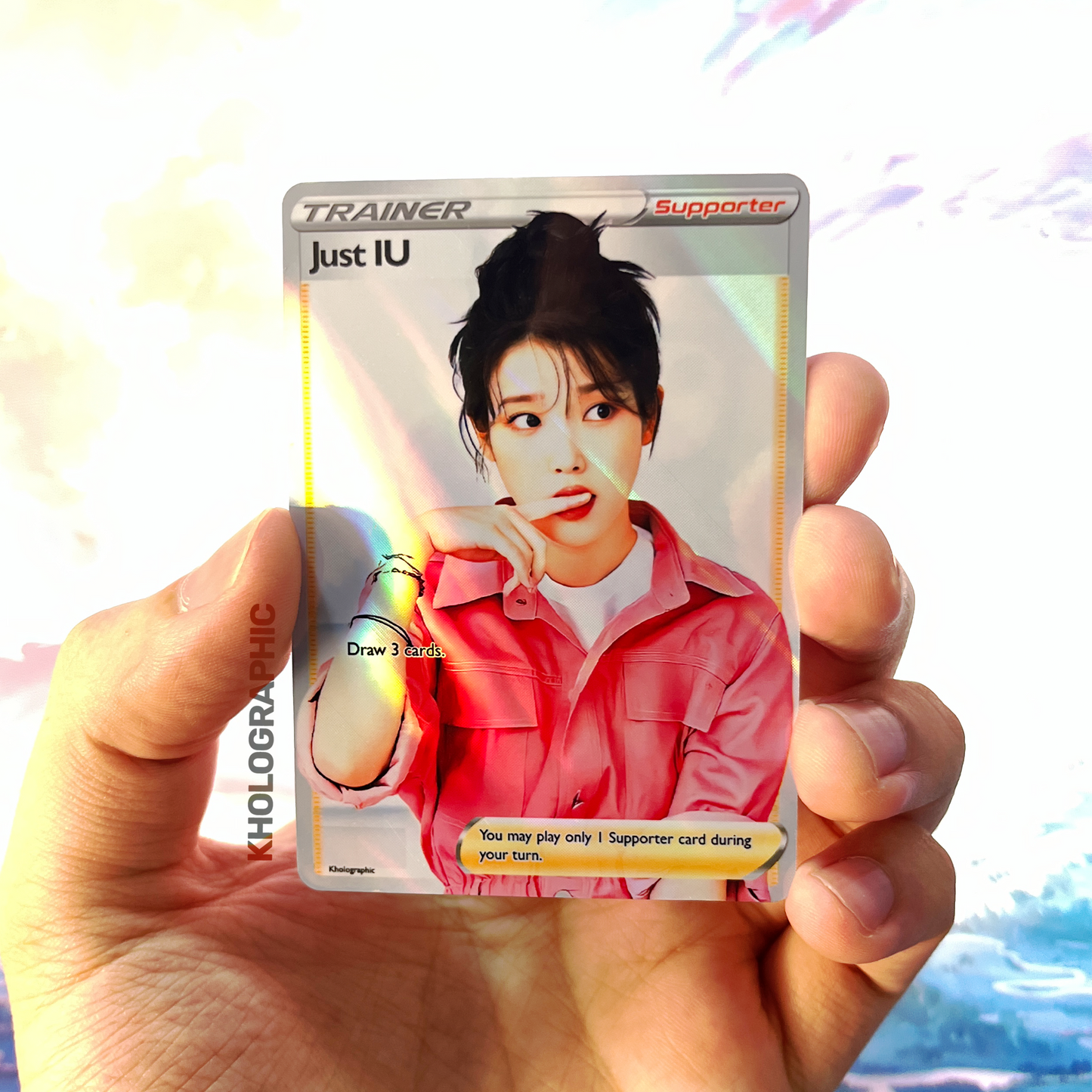 IU Trainer Holographic Cards