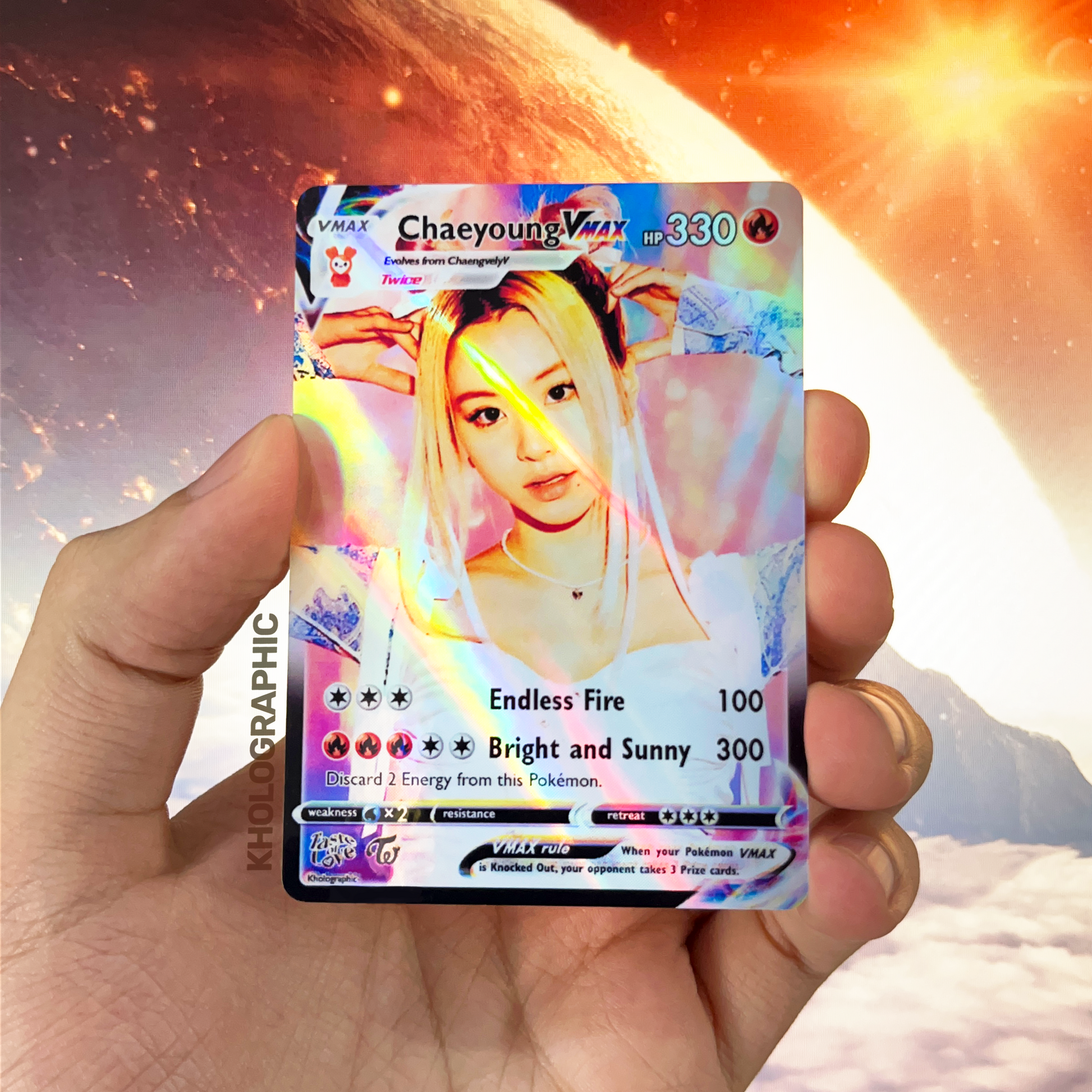 Twice VMAX Holographic Cards