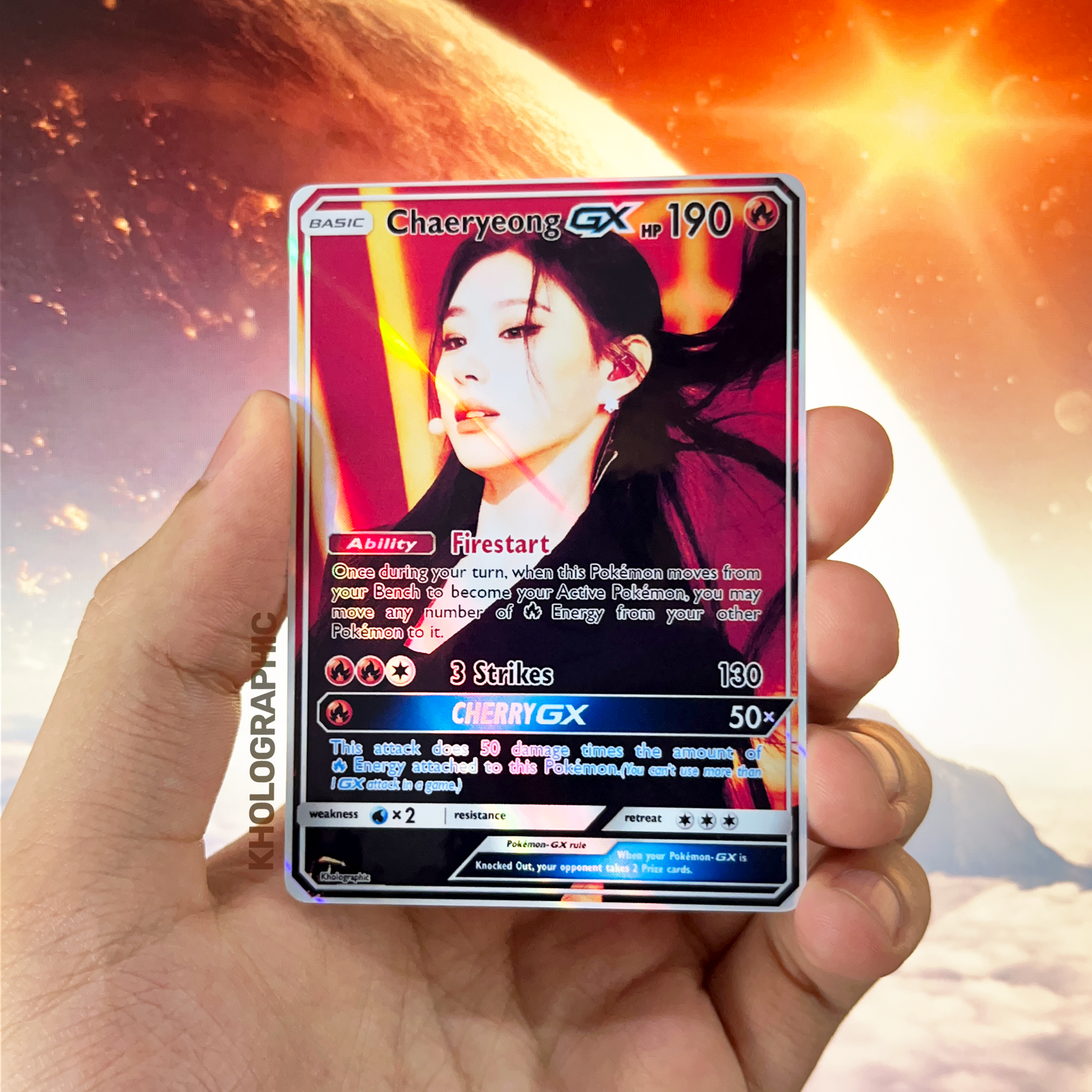 ITZY GX Holographic Cards