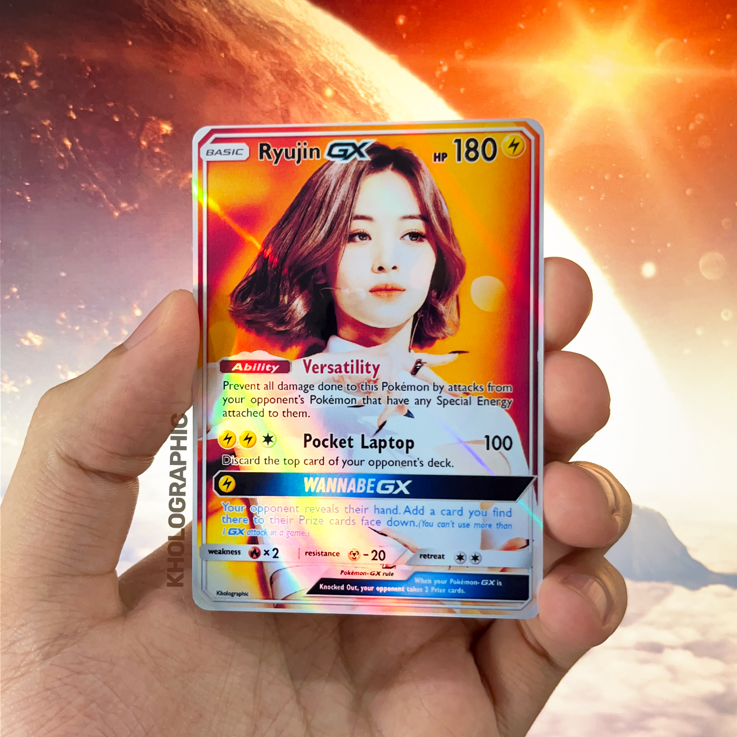 ITZY GX Holographic Cards