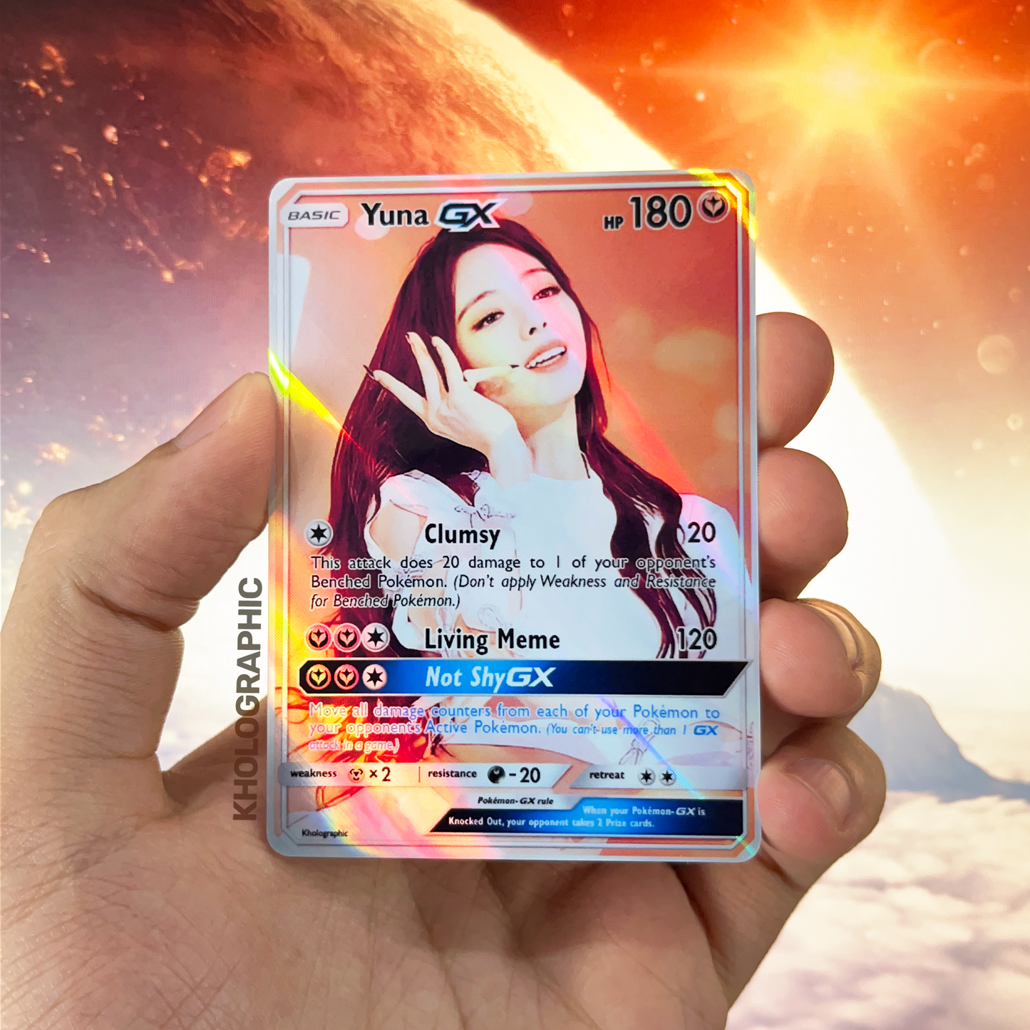 ITZY GX Holographic Cards