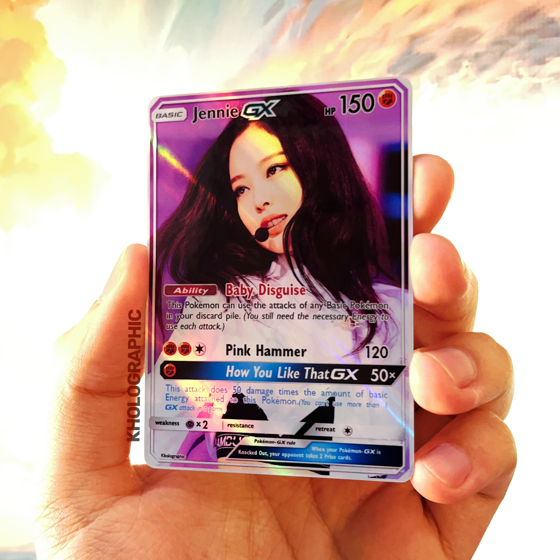 pokemon card gx Blackpink GX Holographic Cards – Kholographic