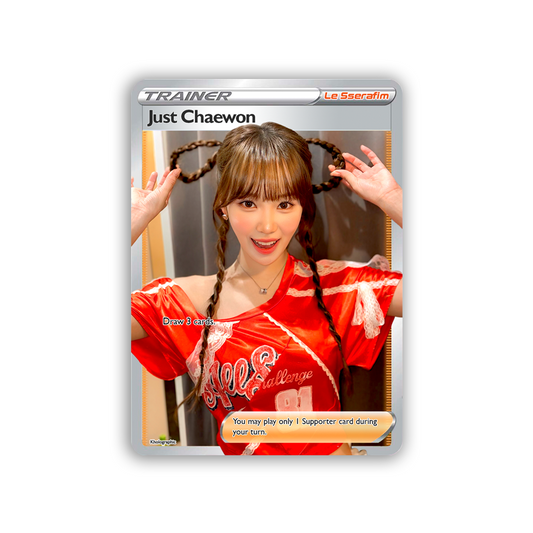 Just Chaewon Trainer Holographic Card
