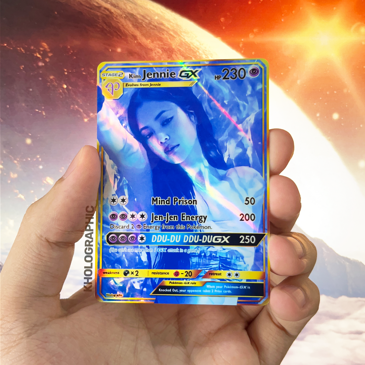 jennie ハワイ トレカ Blackpink Jennie GX Gold Holographic Cards jennie ハワイ トレカ Blackpink Jennie GX Gold Holographic Cards