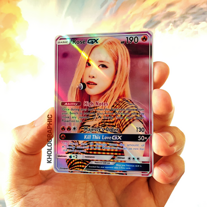 Blackpink GX Holographic Cards