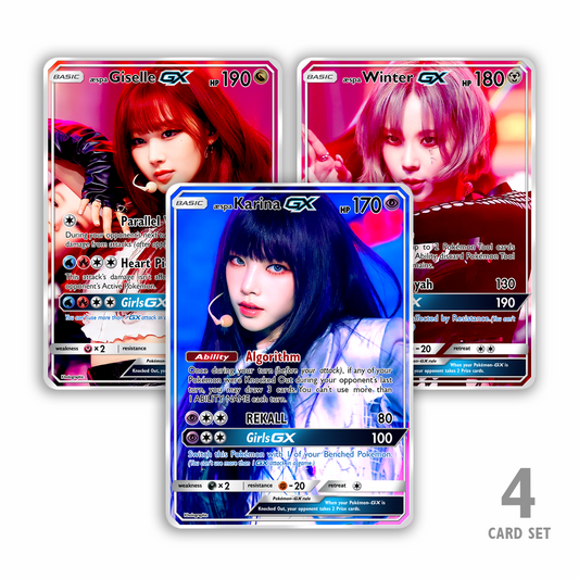 Aespa Girls GX Holographic Cards