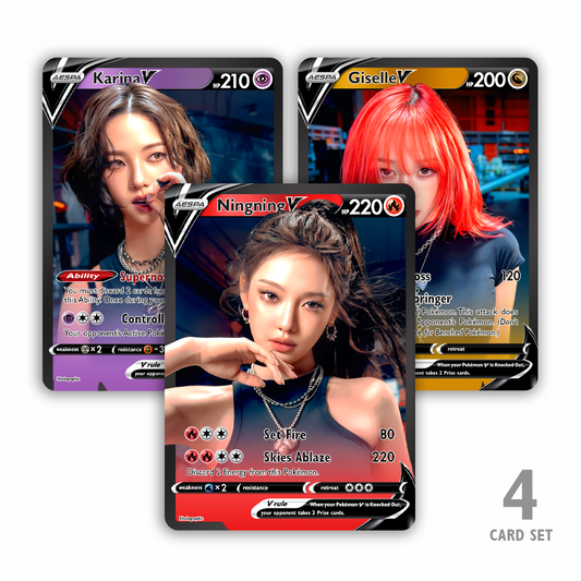 Aespa V Holographic Cards