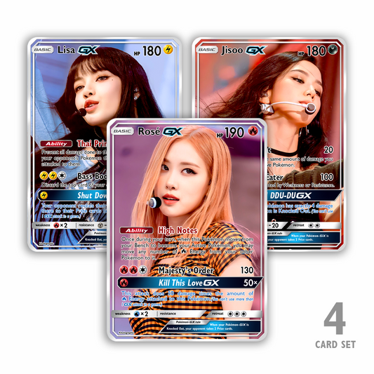 Blackpink GX Holographic Cards