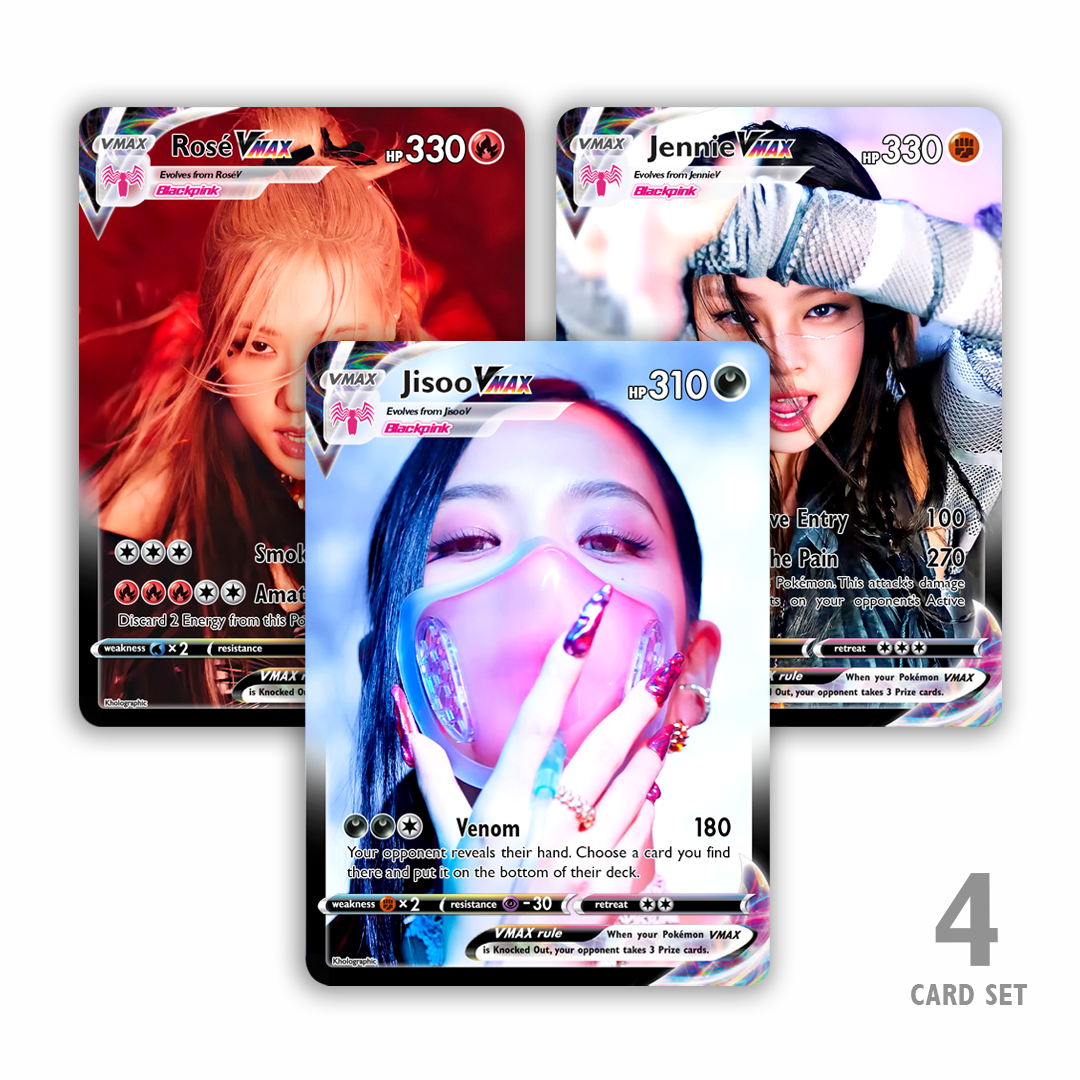 Blackpink VMAX Holographic Cards