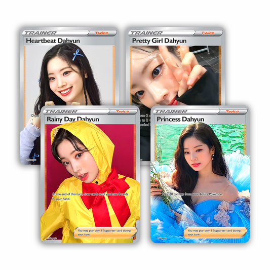 Twice Dahyun Trainer Holographic Cards