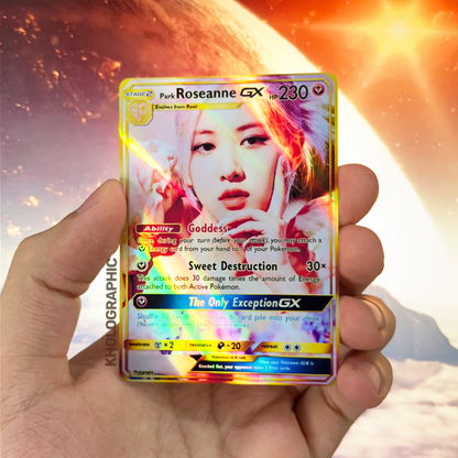 Blackpink Rose GX Gold Holographic Cards – Kholographic