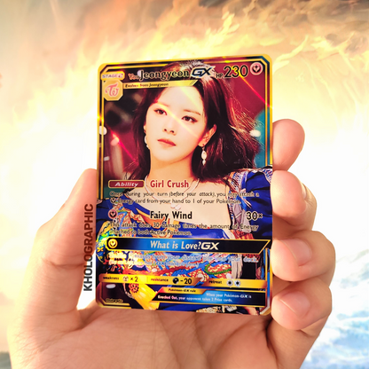 Twice Jeongyeon GX Gold Holographic Cards