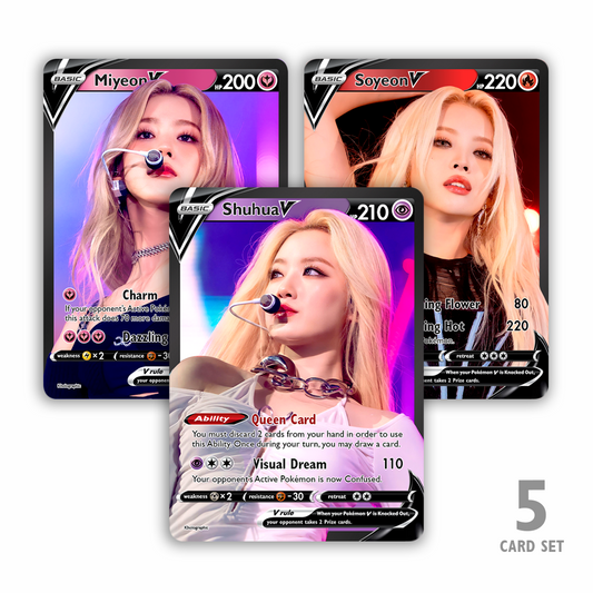 (G)I-dle V Holographic Cards