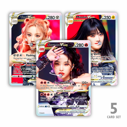 (G)I-dle VSTAR Holographic Cards