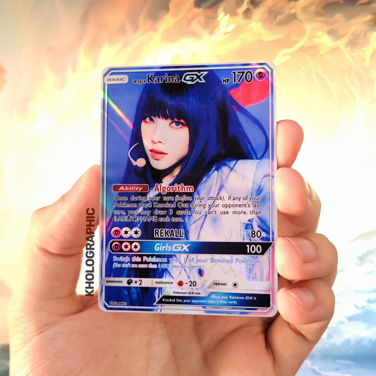 Aespa Girls GX Holographic Cards
