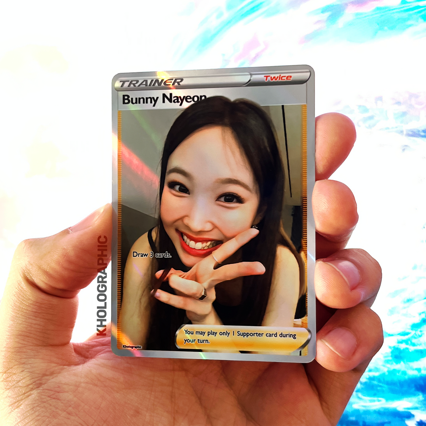 Twice Nayeon Trainer Holographic Cards