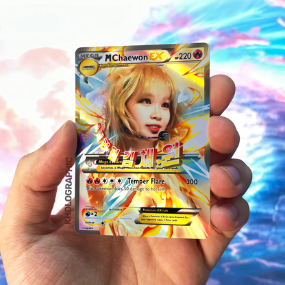 Le Sserafim MEGA Chaewon EX Holographic Card