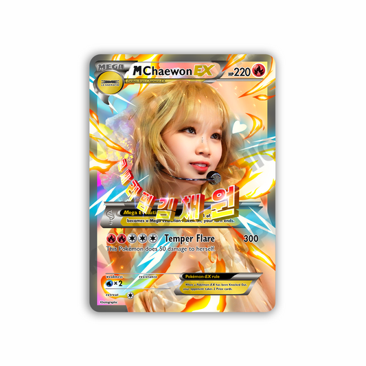 Le Sserafim MEGA Chaewon EX Holographic Card