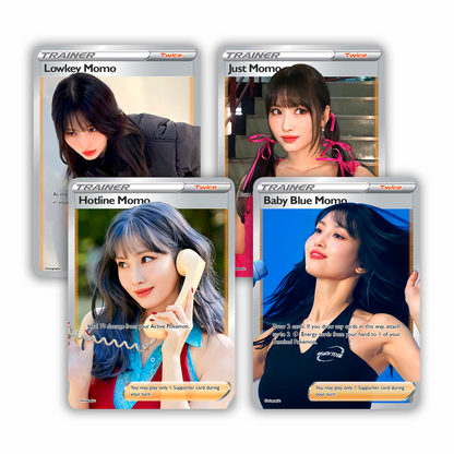 Twice Momo Trainer Holographic Cards