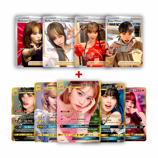 Le Sserafim Chaewon Bundle GX Gold + Trainers
