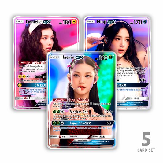 NewJeans GX Holographic Cards