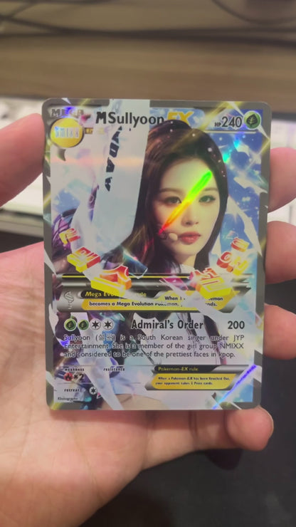 Nmixx MEGA Sullyoon EX Holographic Card