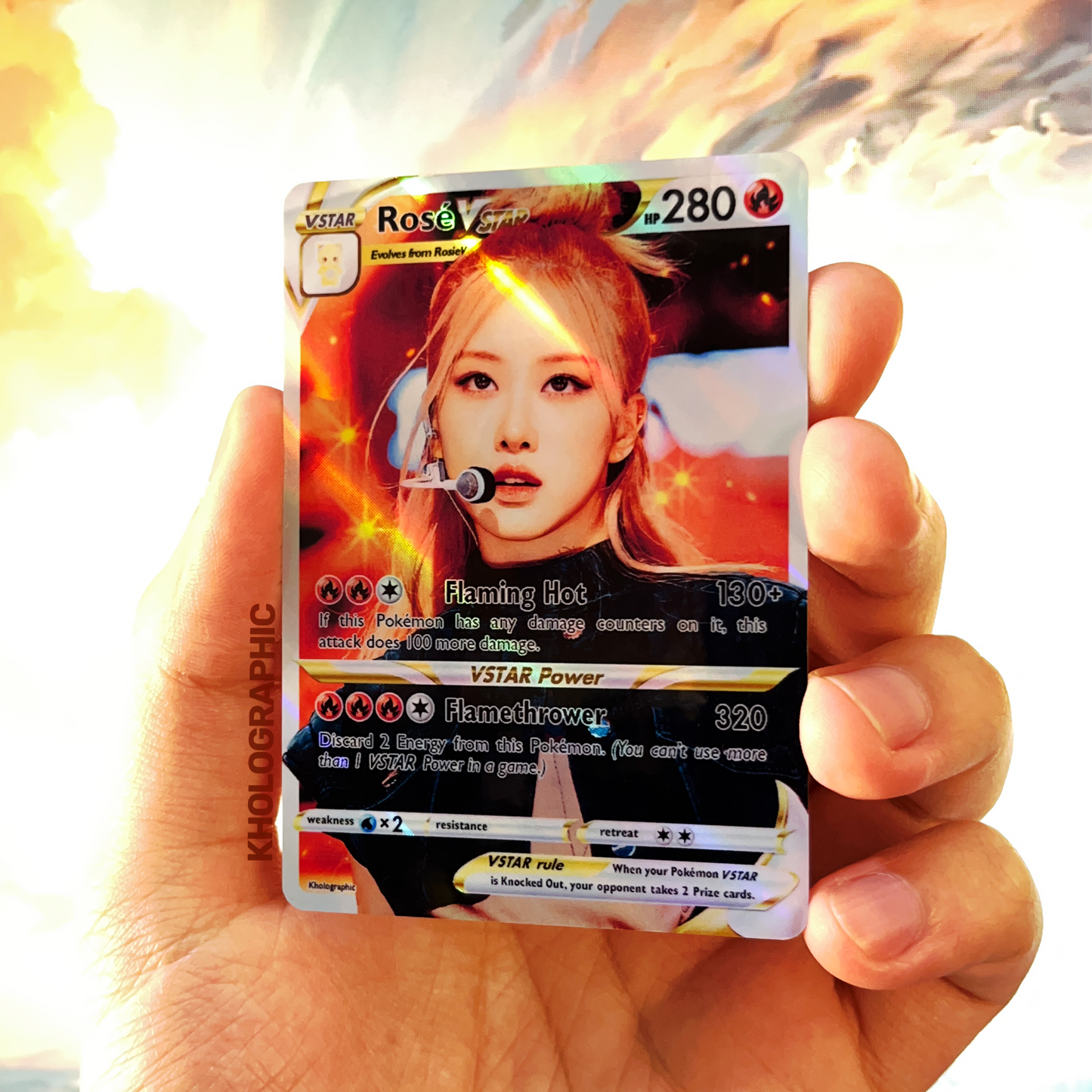 Blackpink VSTAR Holographic Cards