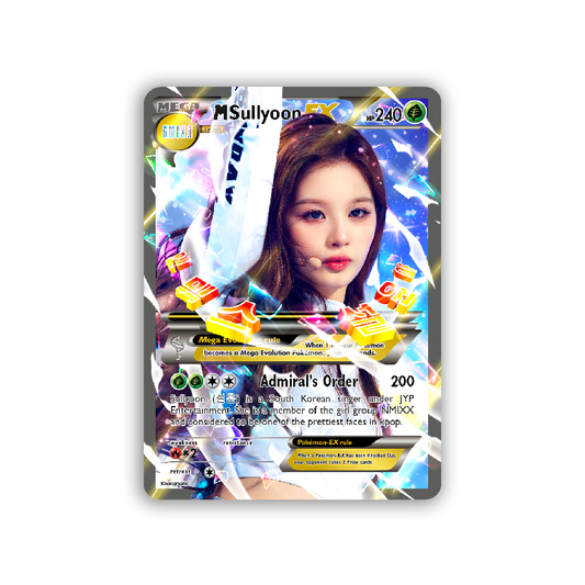 Nmixx MEGA Sullyoon EX Holographic Card