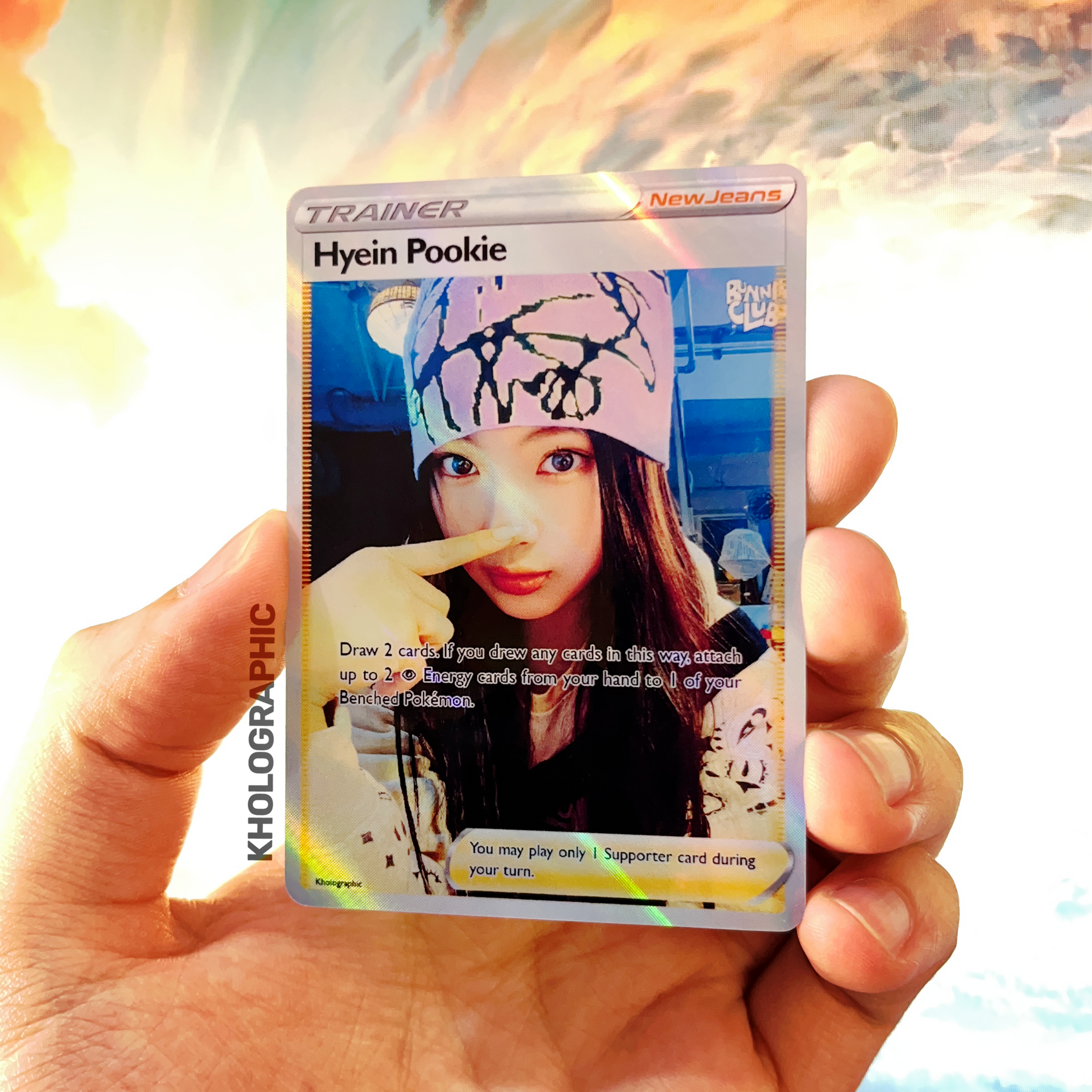 NewJeans Hyein Trainer Holographic Cards Kholographic NewJeans Hyein Trainer Holographic Cards Kholographic