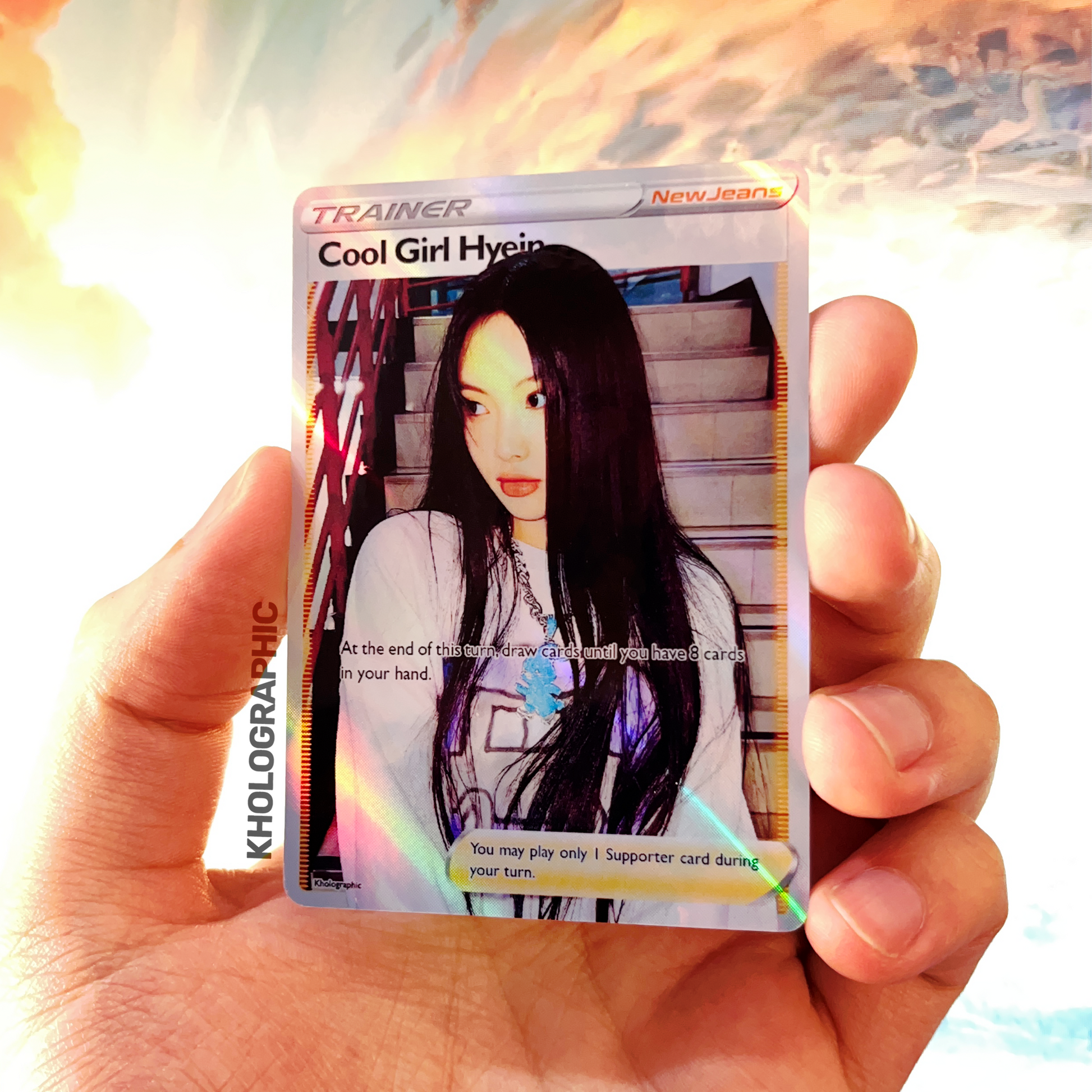 NewJeans Hyein Trainer Holographic Cards Kholographic NewJeans Hyein Trainer Holographic Cards Kholographic