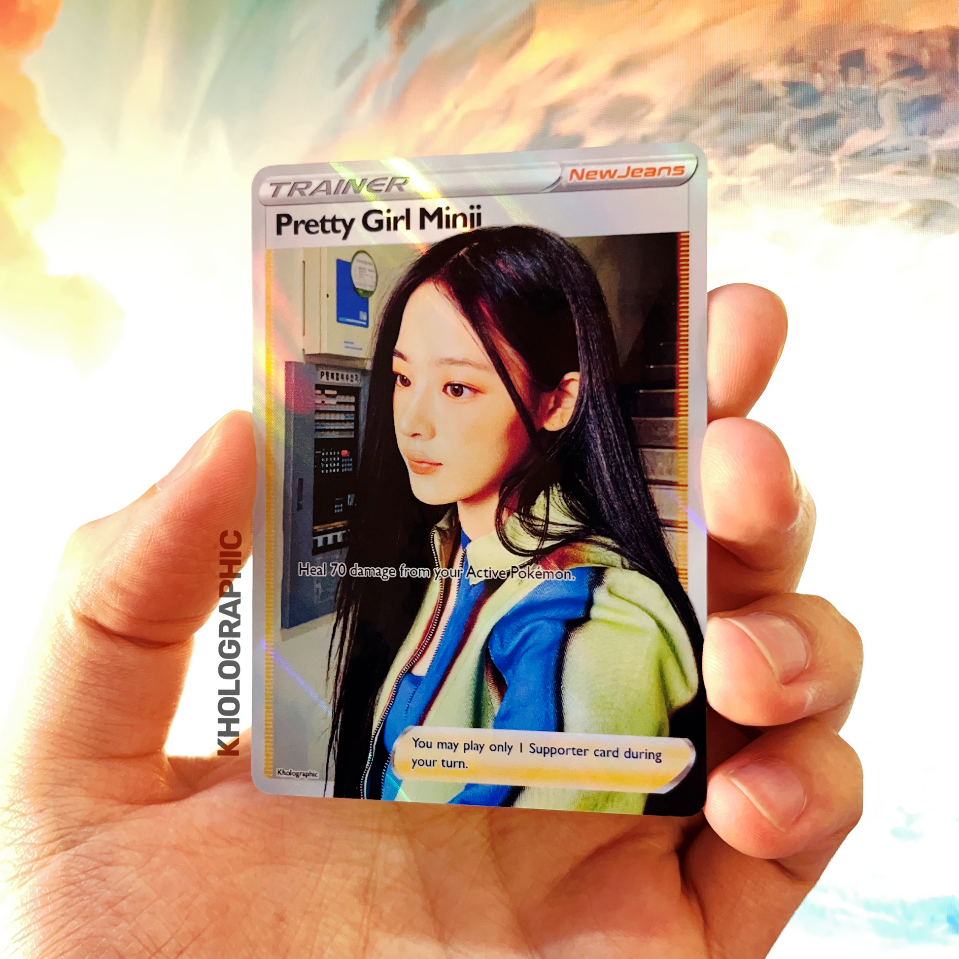 NewJeans Minji Trainer Holographic Cards Kholographic NewJeans Minji Trainer Holographic Cards Kholographic