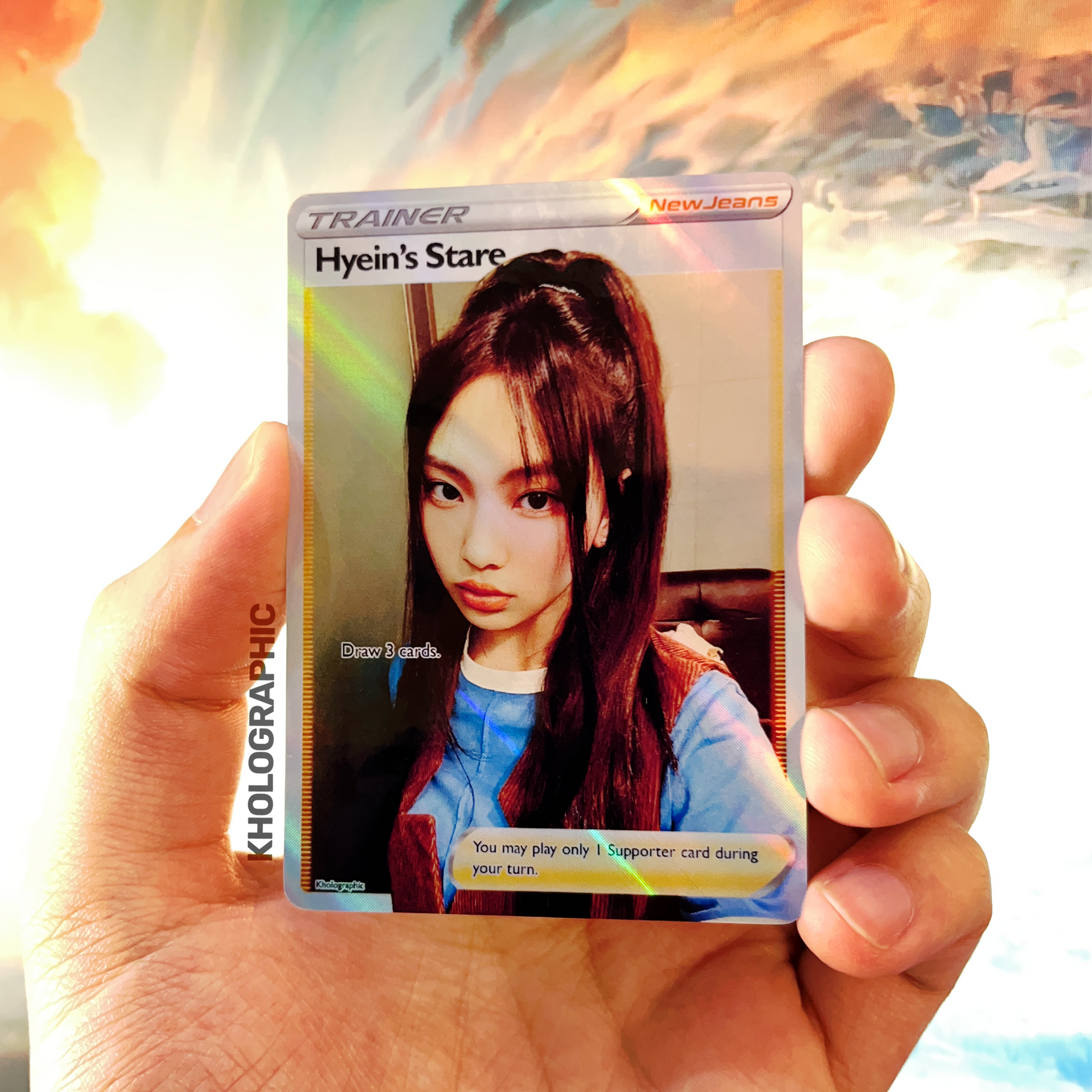 NewJeans Hyein Trainer Holographic Cards Kholographic NewJeans Hyein Trainer Holographic Cards Kholographic