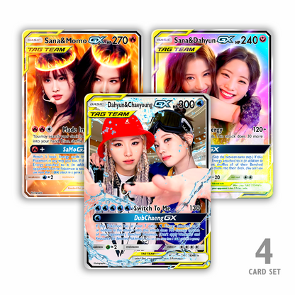 Twice TagTeam Holographic Cards (Dubchemonahyo ver.)