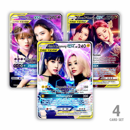 Twice TagTeam Holographic Cards (Michanyeonzudamosa ver.)